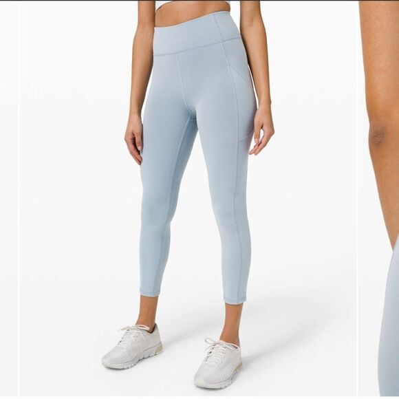 Lululemon Invigorate High-Rise Tight 25" Chambray pockets size 8 - Picture 5 of 14